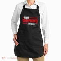 I Heart Love Compound Interest Apron thumb 2