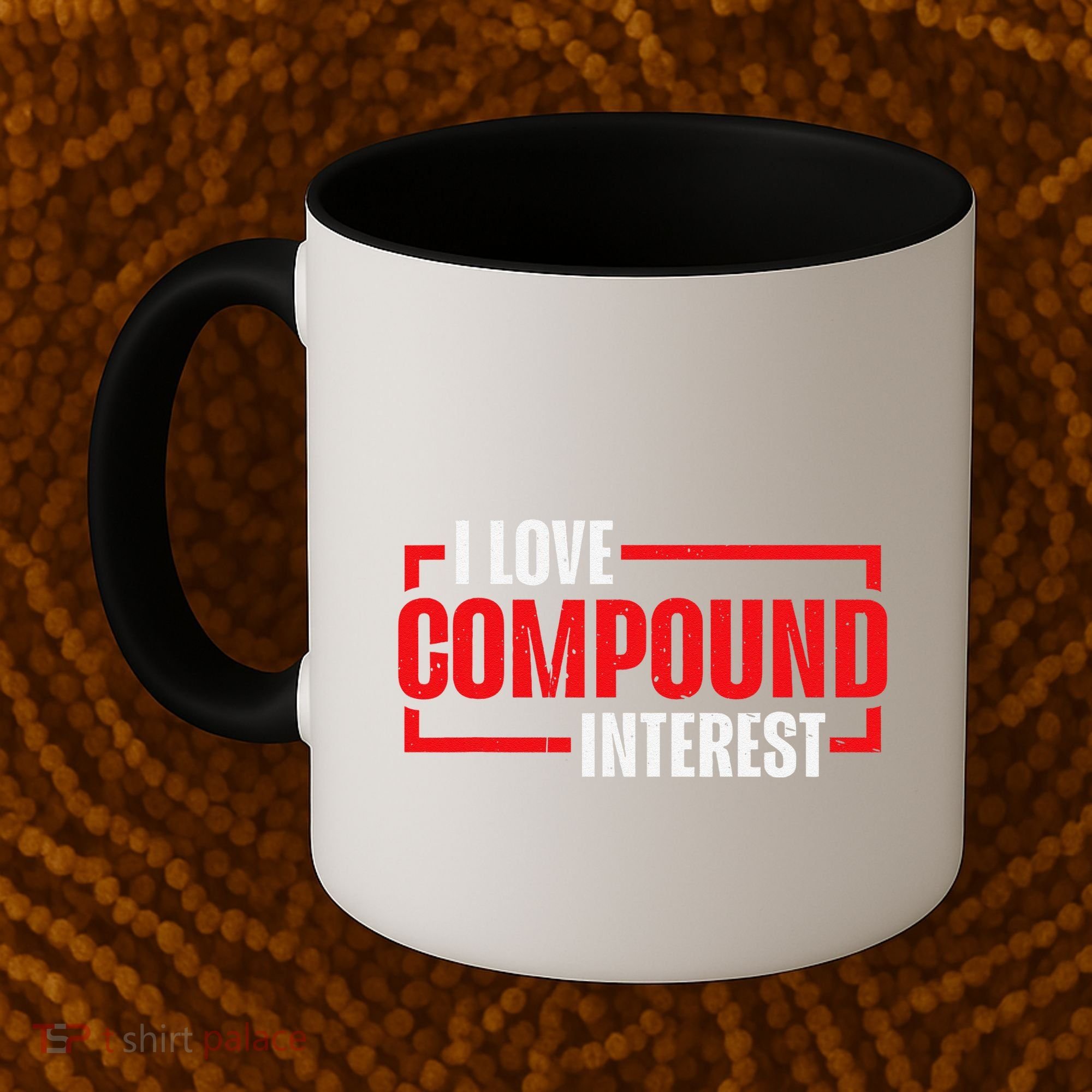 I Heart Love Compound Interest Coffee Mug