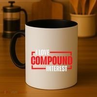 I Heart Love Compound Interest Coffee Mug thumb 4
