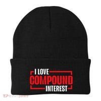 I Heart Love Compound Interest Beanie thumb 0