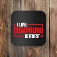 I Heart Love Compound Interest Coaster thumb 0