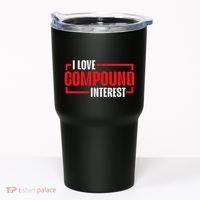 I Heart Love Compound Interest Tumbler thumb 0