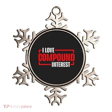 I Heart Love Compound Interest Ornament