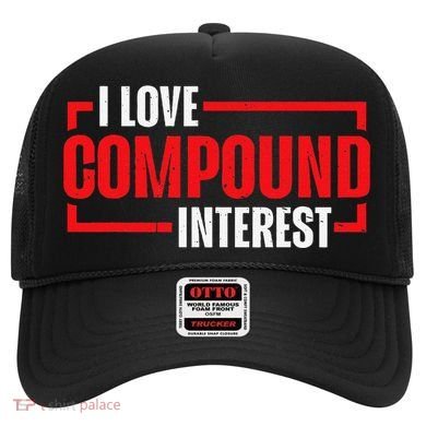 I Heart Love Compound Interest Hat