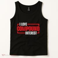 I Heart Love Compound Interest Tank Top thumb 2
