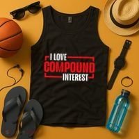 I Heart Love Compound Interest Tank Top thumb 4