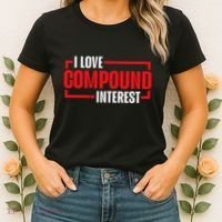 I Heart Love Compound Interest Women's T-Shirt thumb 2