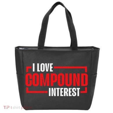 I Heart Love Compound Interest Tote Bag