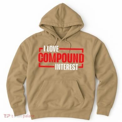 I Heart Love Compound Interest Hoodie