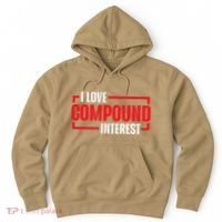 I Heart Love Compound Interest Hoodie thumb 0