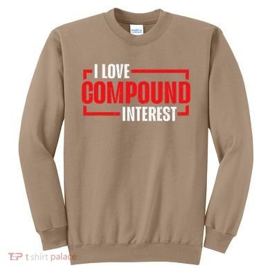 I Heart Love Compound Interest Sweatshirt