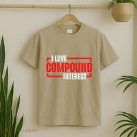 I Heart Love Compound Interest T-Shirt thumb 2