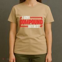 I Heart Love Compound Interest T-Shirt thumb 4