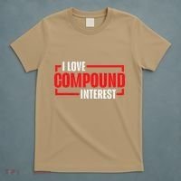 I Heart Love Compound Interest T-Shirt thumb 5