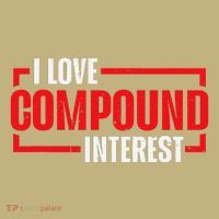 I Heart Love Compound Interest Kids T-Shirt thumb 2