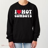 I Heart Love Hot Cowboys Women's Sweatshirt thumb 0