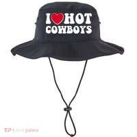 I Heart Love Hot Cowboys Bucket Hat thumb 0