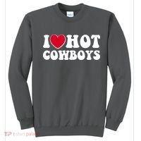 I Heart Love Hot Cowboys Sweatshirt thumb 0