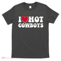 I Heart Love Hot Cowboys T-Shirt thumb 0