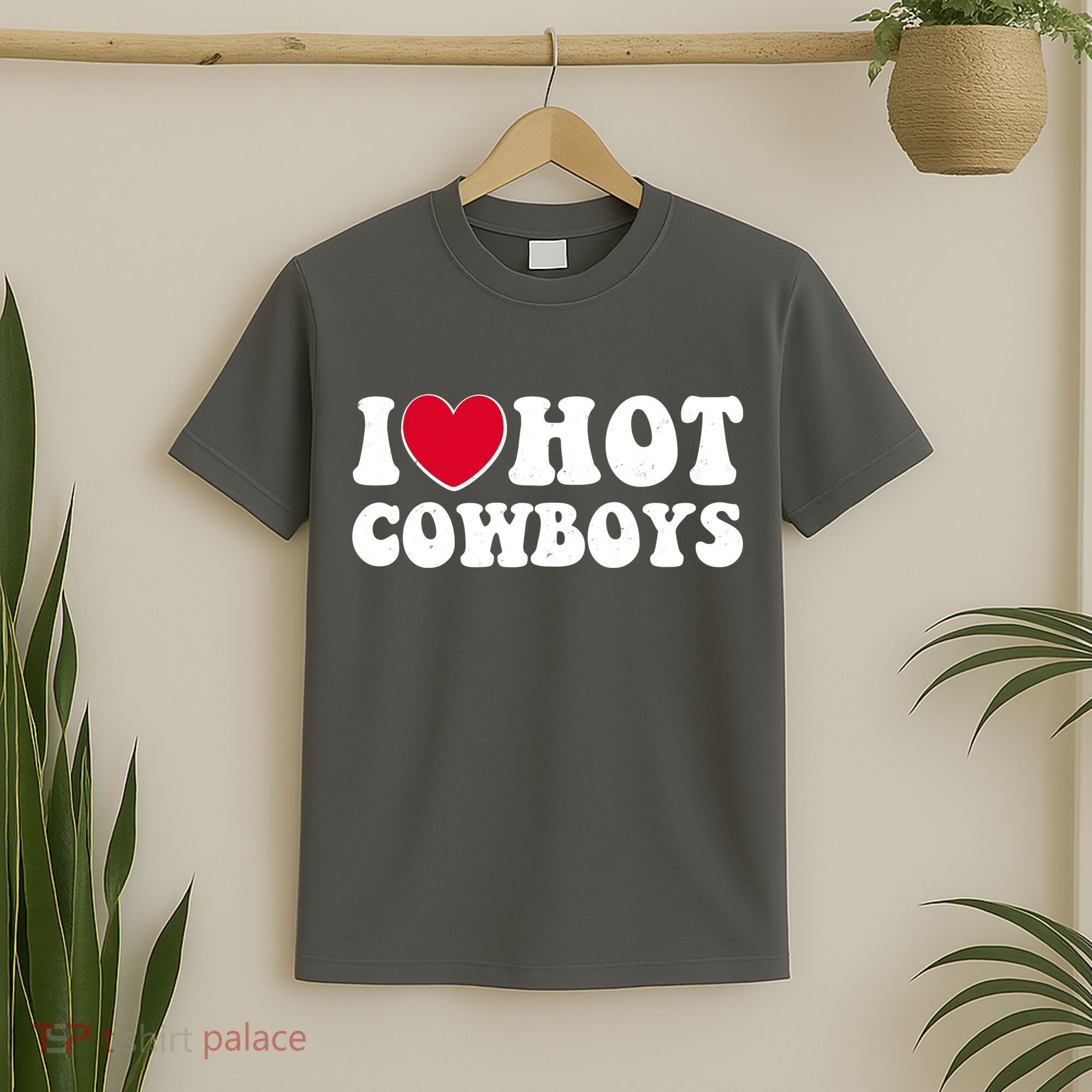 I Heart Love Hot Cowboys T-Shirt
