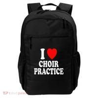 I Heart (Love) Choir Practice Singing Chorus Backpack thumb 0