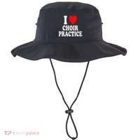 I Heart (Love) Choir Practice Singing Chorus Bucket Hat thumb 0