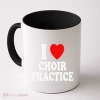 I Heart (Love) Choir Practice Singing Chorus Coffee Mug thumb 0