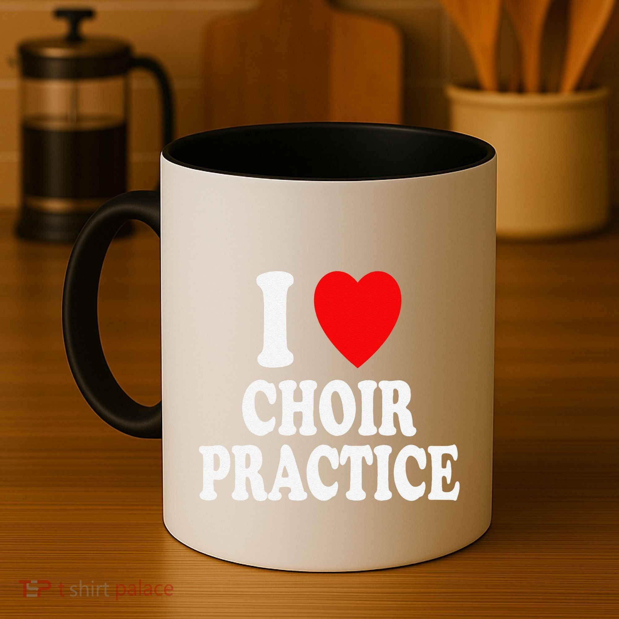 I Heart (Love) Choir Practice Singing Chorus Coffee Mug