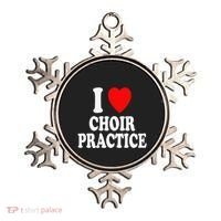 I Heart (Love) Choir Practice Singing Chorus Ornament thumb 0