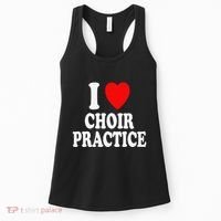 I Heart (Love) Choir Practice Singing Chorus Women's Tank Top thumb 0