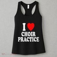 I Heart (Love) Choir Practice Singing Chorus Women's Tank Top thumb 3