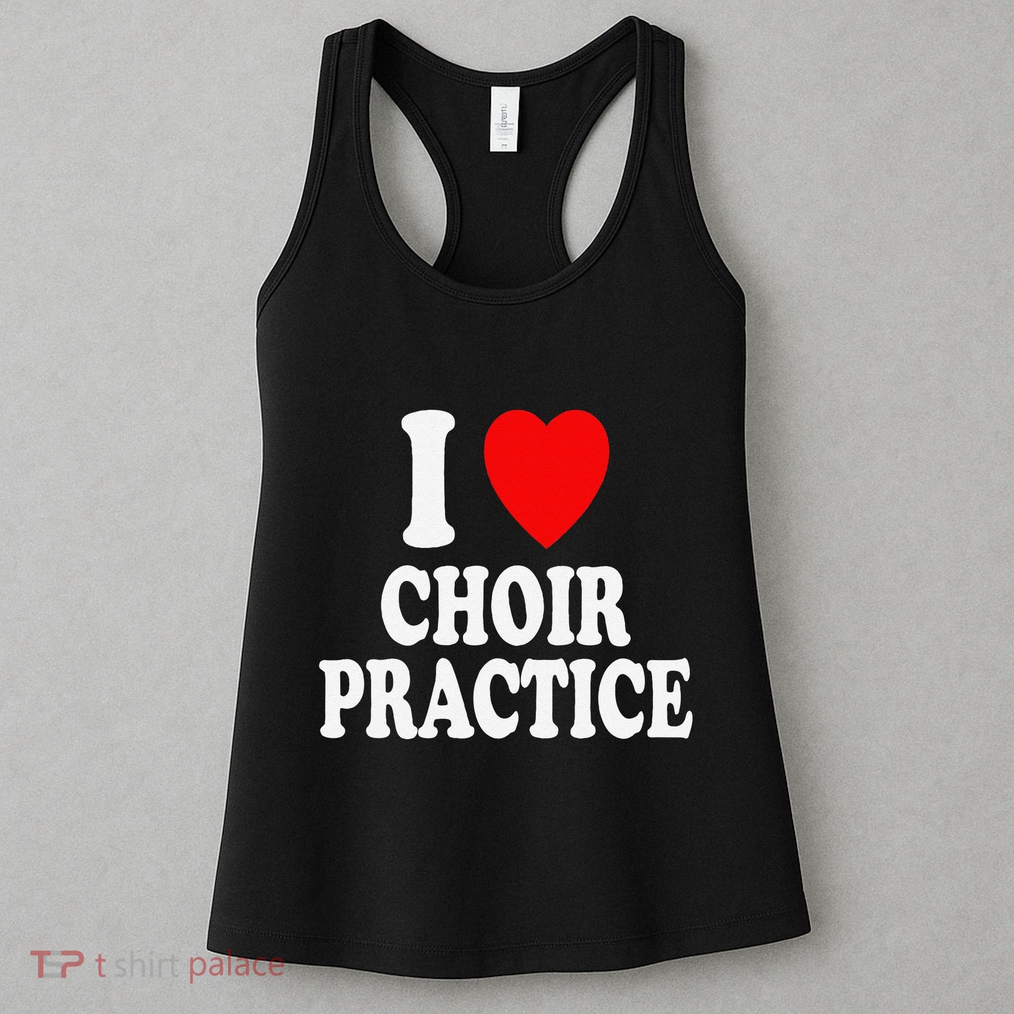 I Heart (Love) Choir Practice Singing Chorus Women's Tank Top