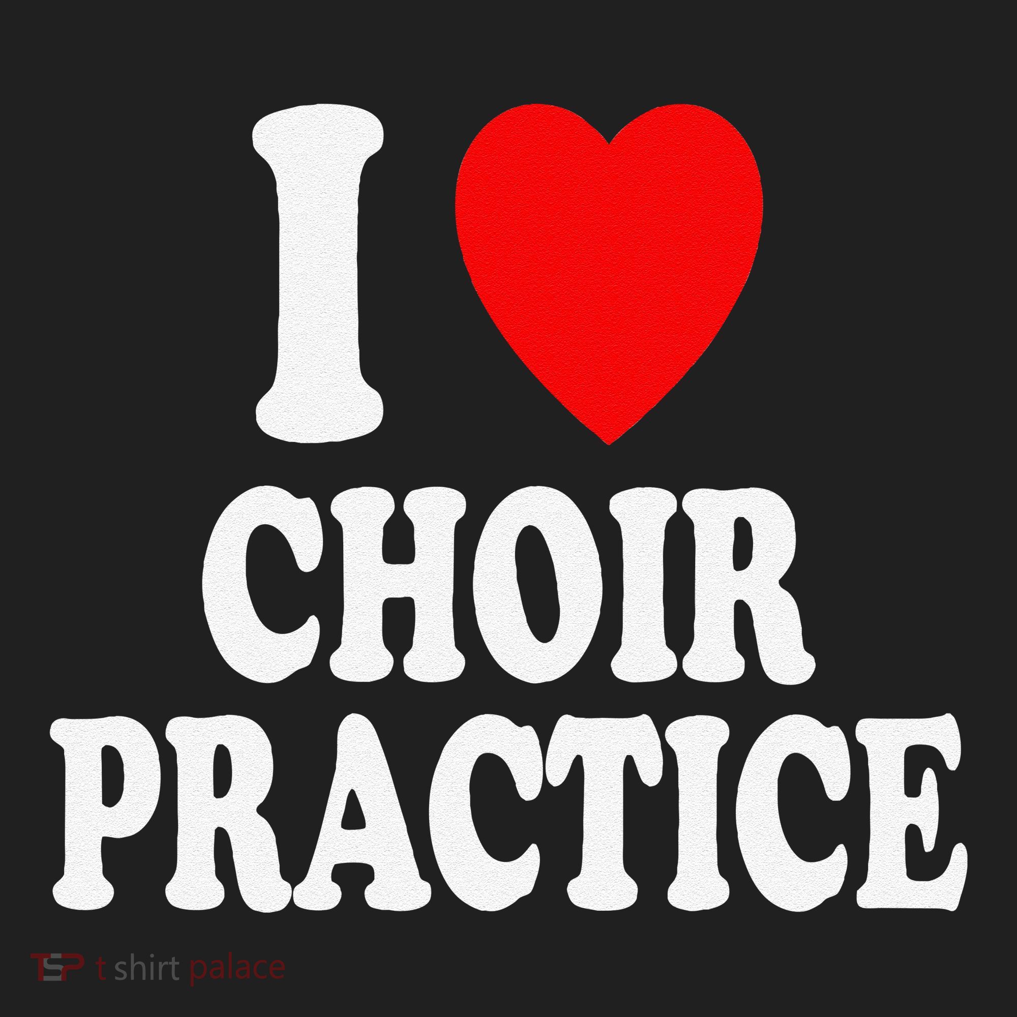 I Heart (Love) Choir Practice Singing Chorus Hat