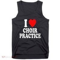 I Heart (Love) Choir Practice Singing Chorus Tank Top thumb 0