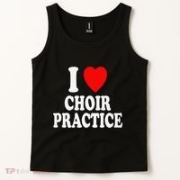 I Heart (Love) Choir Practice Singing Chorus Tank Top thumb 2