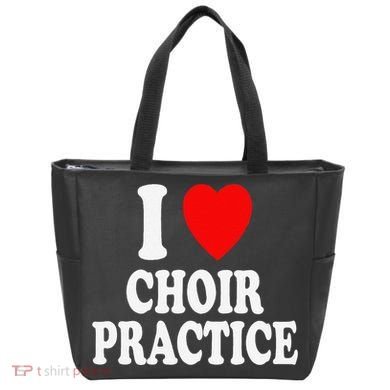 I Heart (Love) Choir Practice Singing Chorus Tote Bag