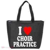 I Heart (Love) Choir Practice Singing Chorus Tote Bag thumb 0