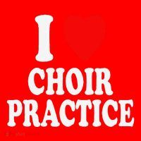 I Heart (Love) Choir Practice Singing Chorus Santa Hat thumb 1