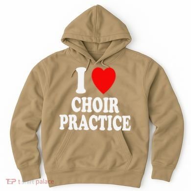 I Heart (Love) Choir Practice Singing Chorus Hoodie