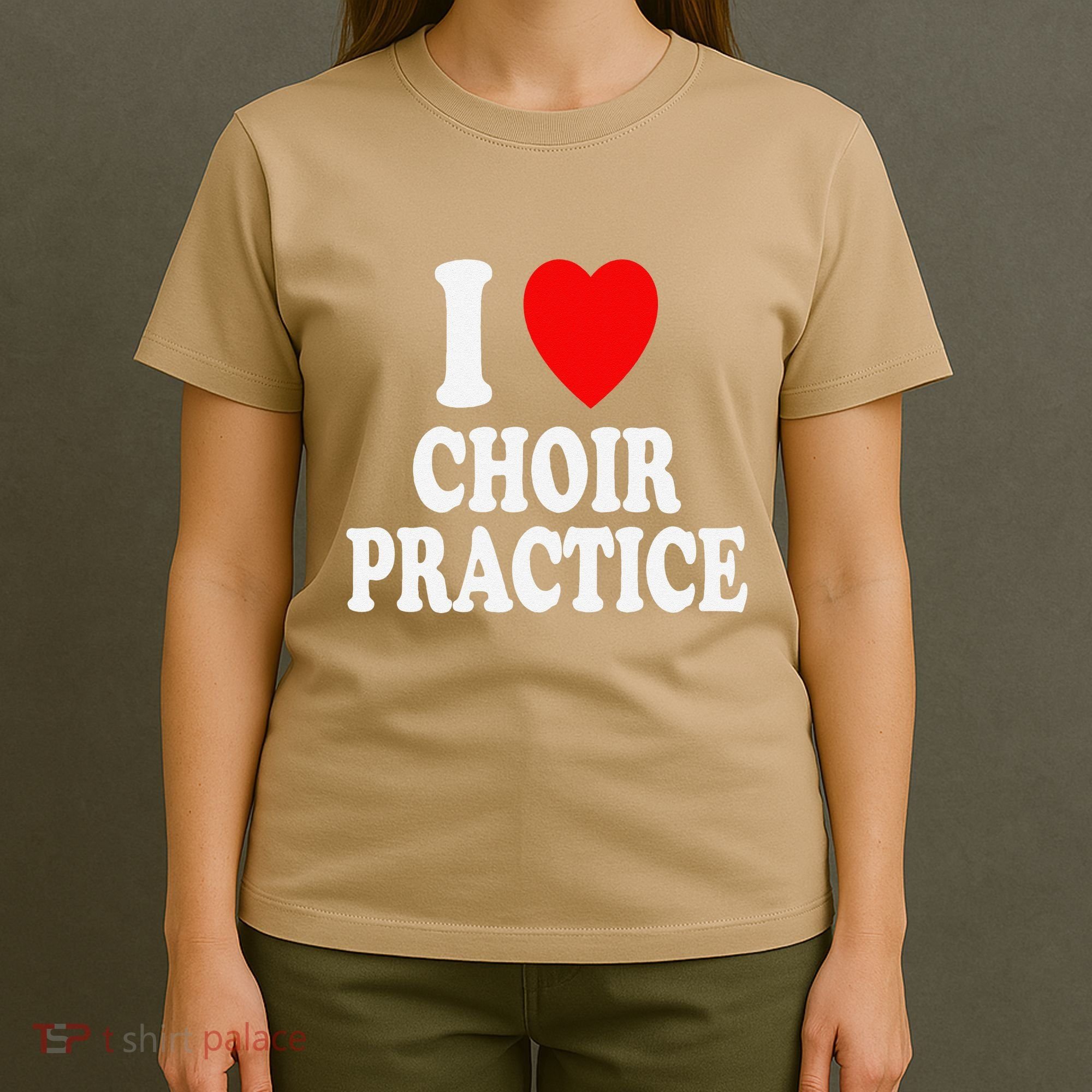 I Heart (Love) Choir Practice Singing Chorus T-Shirt