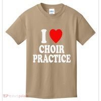 I Heart (Love) Choir Practice Singing Chorus Kids T-Shirt thumb 0