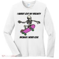 I Havent Lost My Virginity Because I Never Lose Women's Long Sleeve Shirt thumb 0