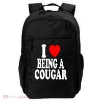 I Heart (Love) Being A Cougar Hot Older Gift Backpack thumb 0