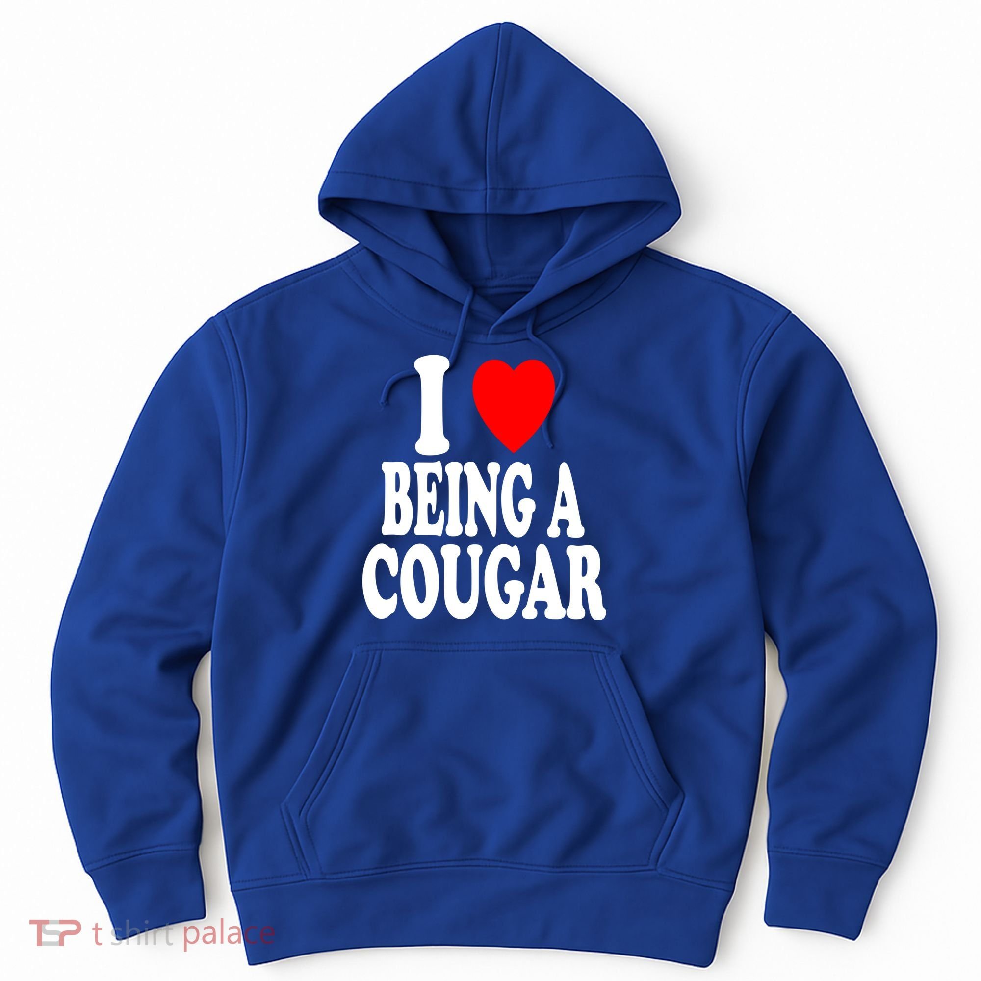 I Heart (Love) Being A Cougar Hot Older Gift Hoodie