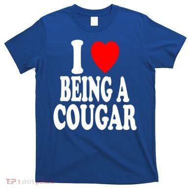 I Heart (Love) Being A Cougar Hot Older Gift T-Shirt