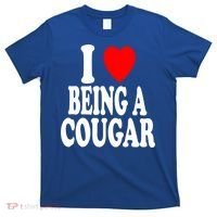 I Heart (Love) Being A Cougar Hot Older Gift T-Shirt thumb 0