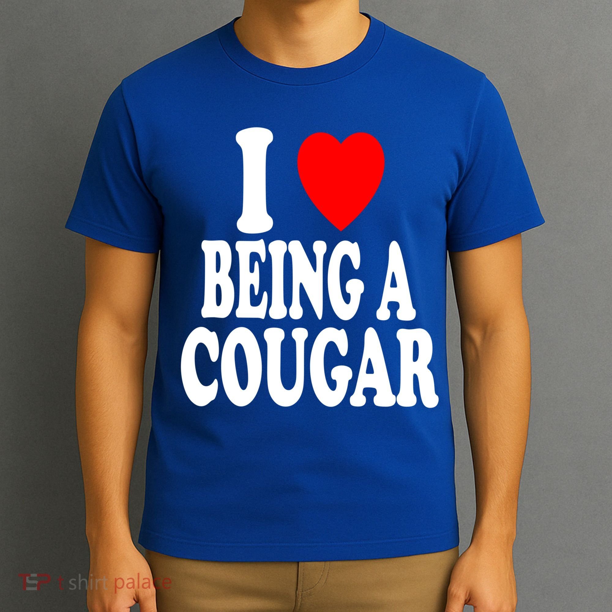 I Heart (Love) Being A Cougar Hot Older Gift T-Shirt