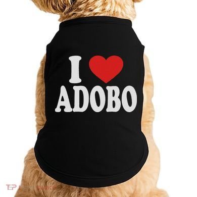 I Heart Love Adobo Doggie Tank