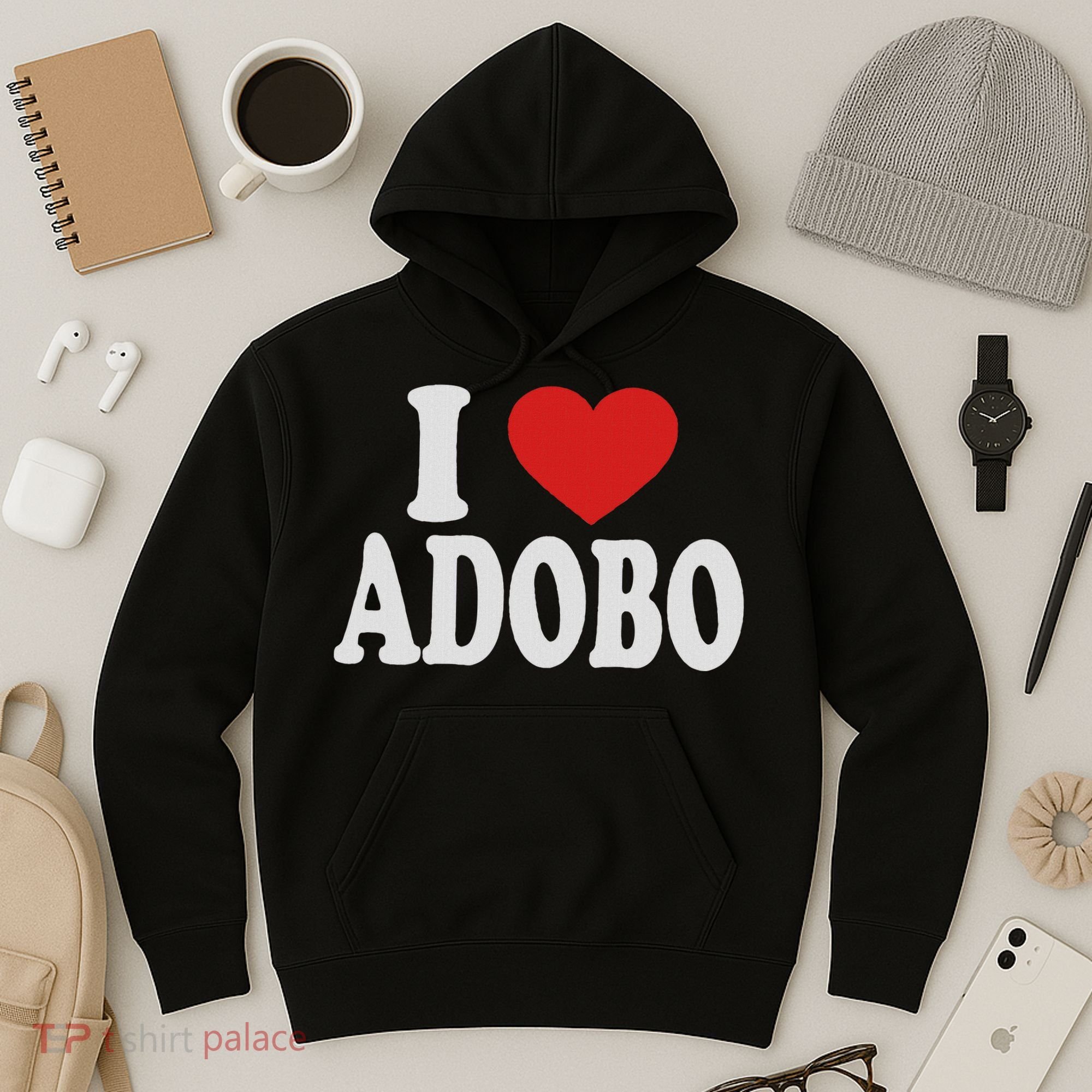 I Heart Love Adobo Hoodie