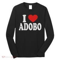 I Heart Love Adobo Long Sleeve Shirt thumb 0